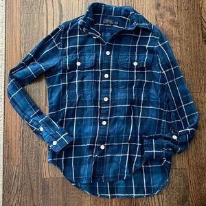 Flannel Relaxed Fit Button Down